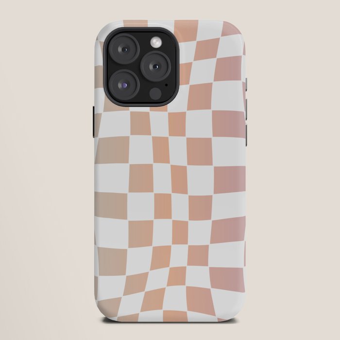 2014 gradient checked warp iPhone Case