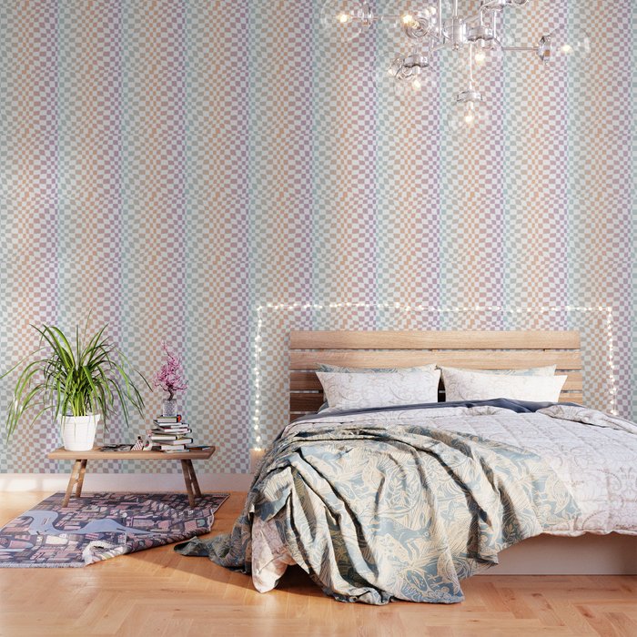 2014 gradient checked warp Wallpaper