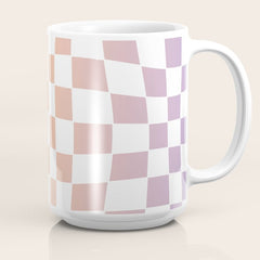 2014 gradient checked warp Coffee Mug