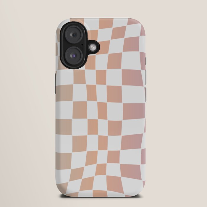 2014 gradient checked warp iPhone Case