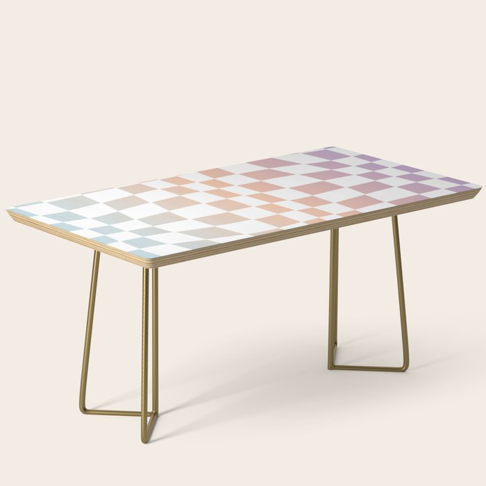 2014 gradient checked warp Coffee Table