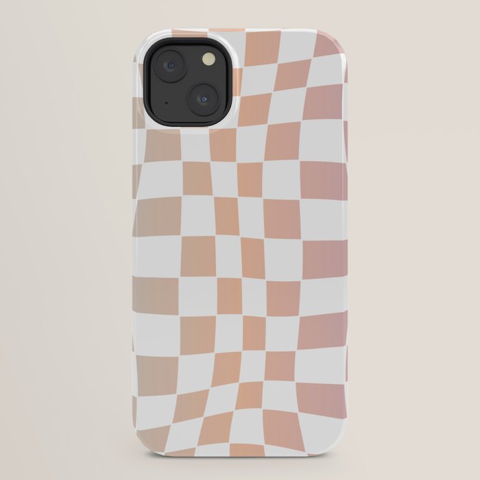 2014 gradient checked warp iPhone Case