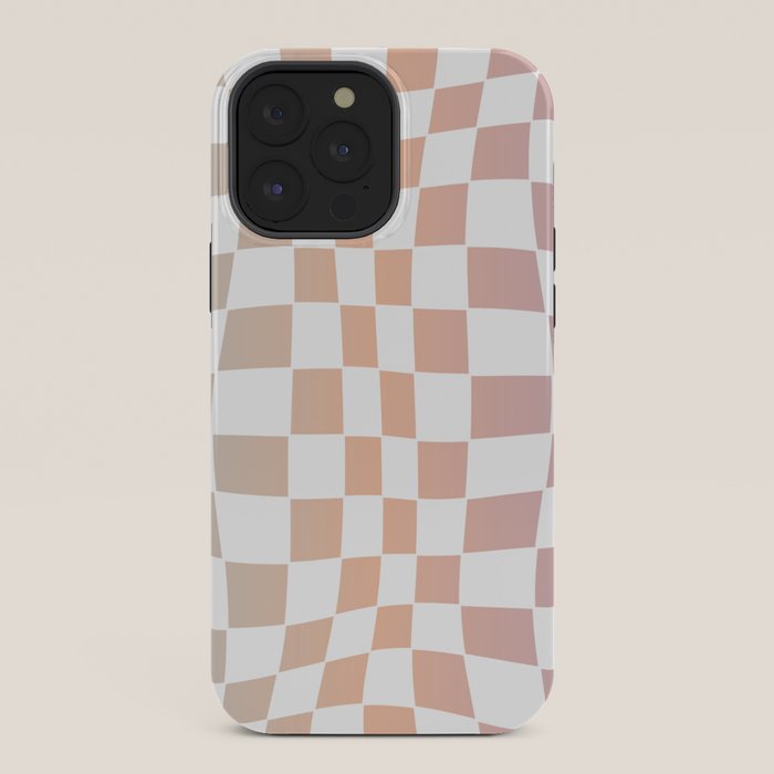 2014 gradient checked warp iPhone Case