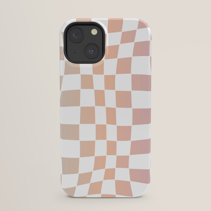 2014 gradient checked warp iPhone Case