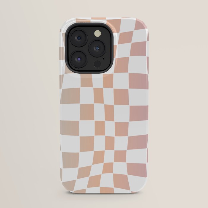 2014 gradient checked warp iPhone Case