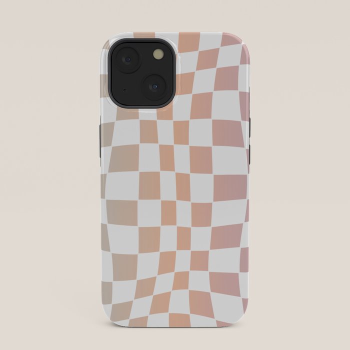 2014 gradient checked warp iPhone Case