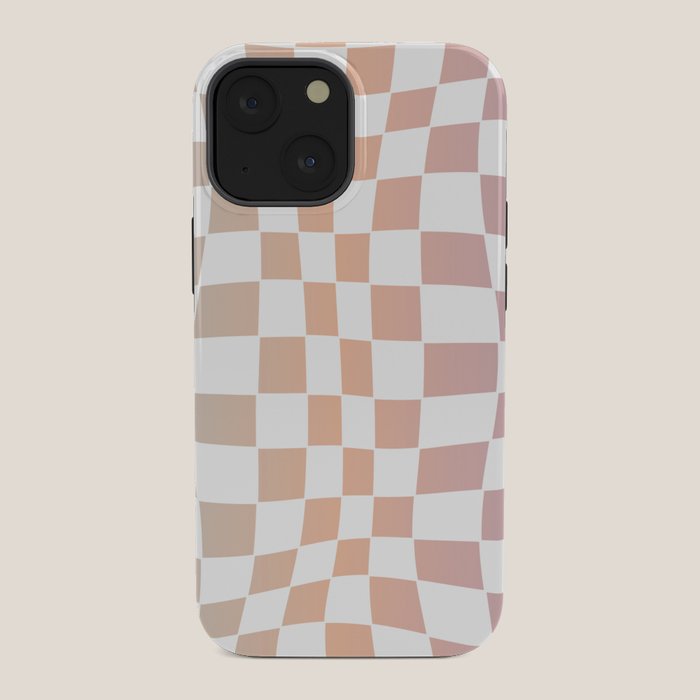 2014 gradient checked warp iPhone Case