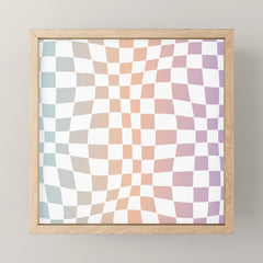 2014 gradient checked warp Mini Art Print