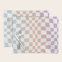 2014 gradient checked warp Placemat