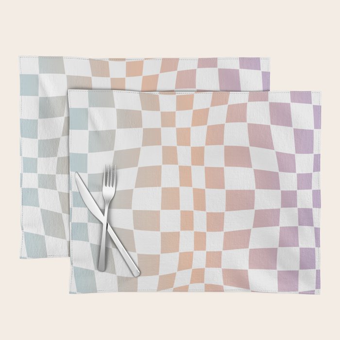 2014 gradient checked warp Placemat