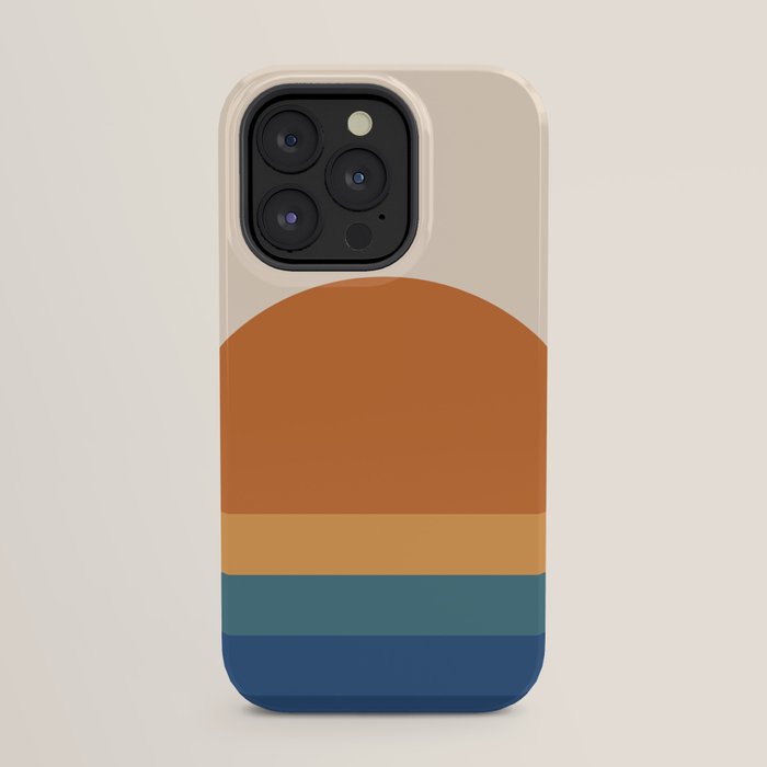 70's Retro Sunset iPhone Case