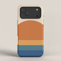 70's Retro Sunset iPhone Case
