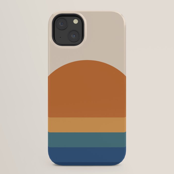 70's Retro Sunset iPhone Case