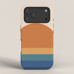 70's Retro Sunset iPhone Case