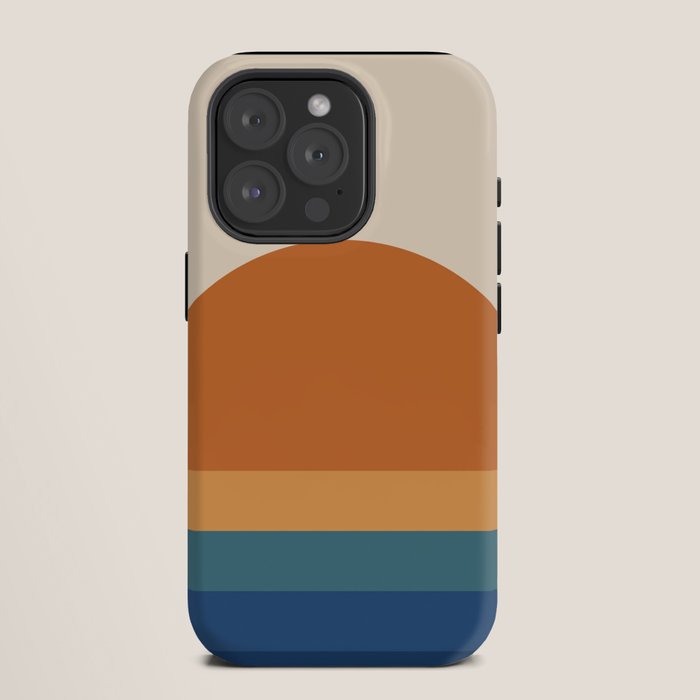 70's Retro Sunset iPhone Case