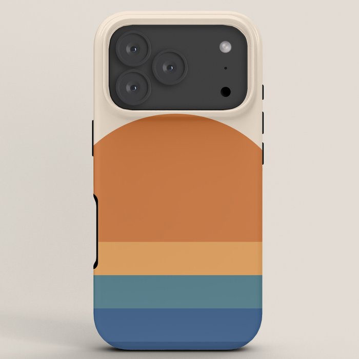 70's Retro Sunset iPhone Case