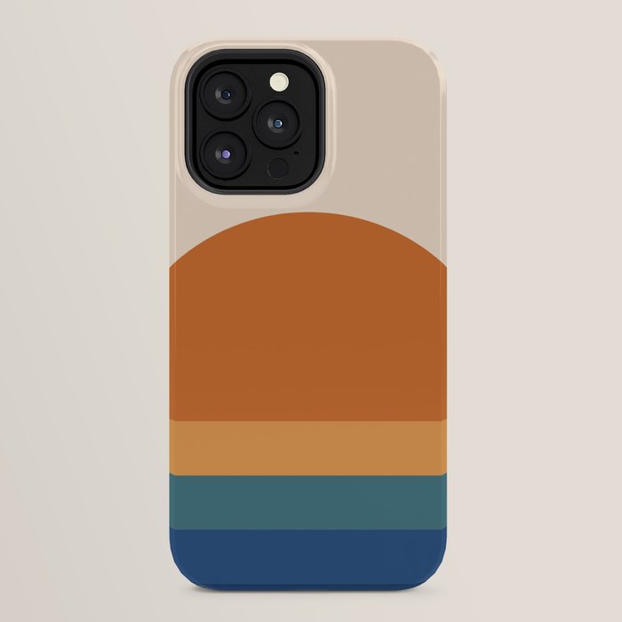 70's Retro Sunset iPhone Case