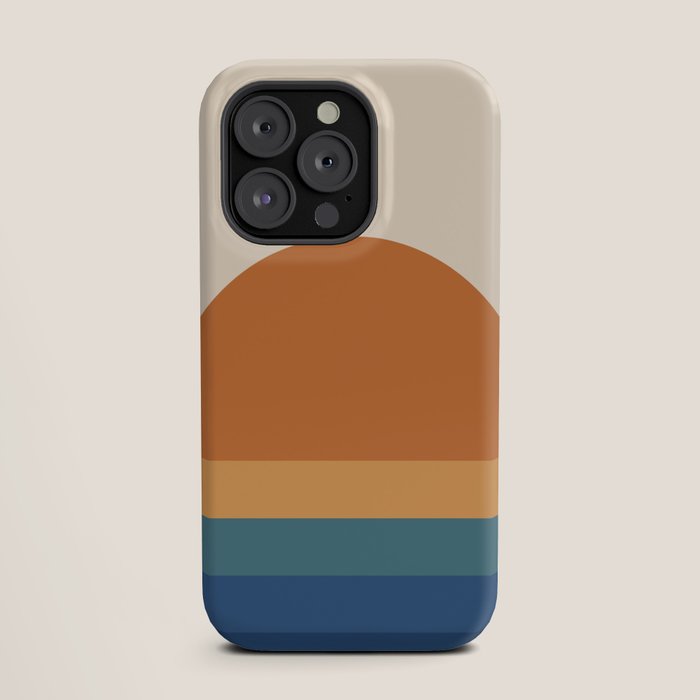 70's Retro Sunset iPhone Case