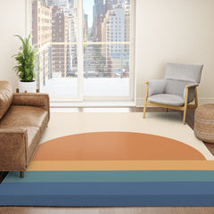 70's Retro Sunset Rug