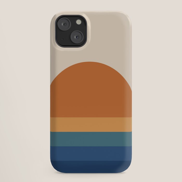 70's Retro Sunset iPhone Case