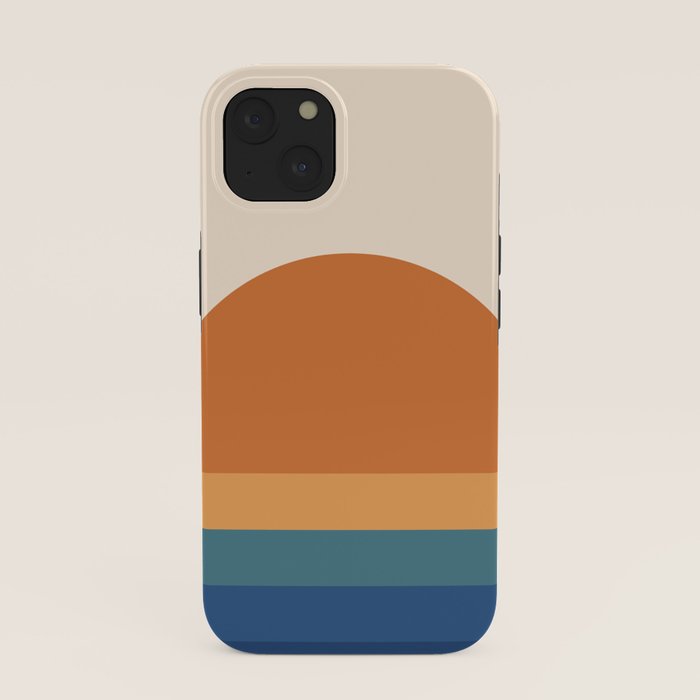 70's Retro Sunset iPhone Case
