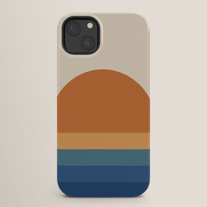 70's Retro Sunset iPhone Case