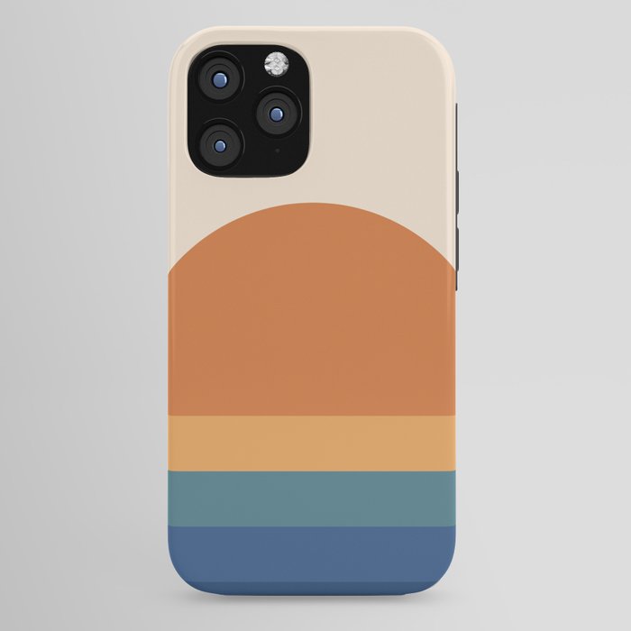70's Retro Sunset iPhone Case