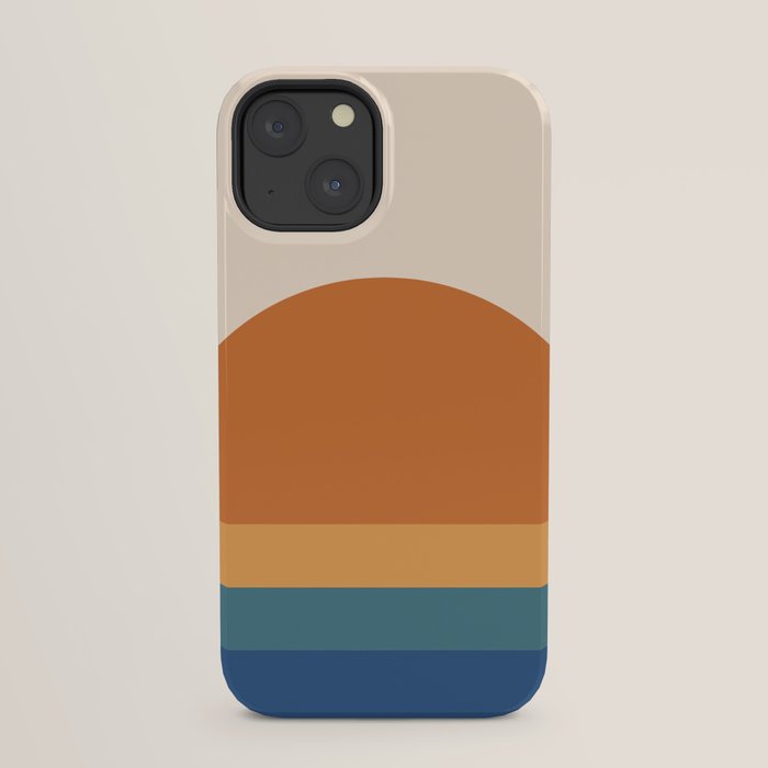 70's Retro Sunset iPhone Case
