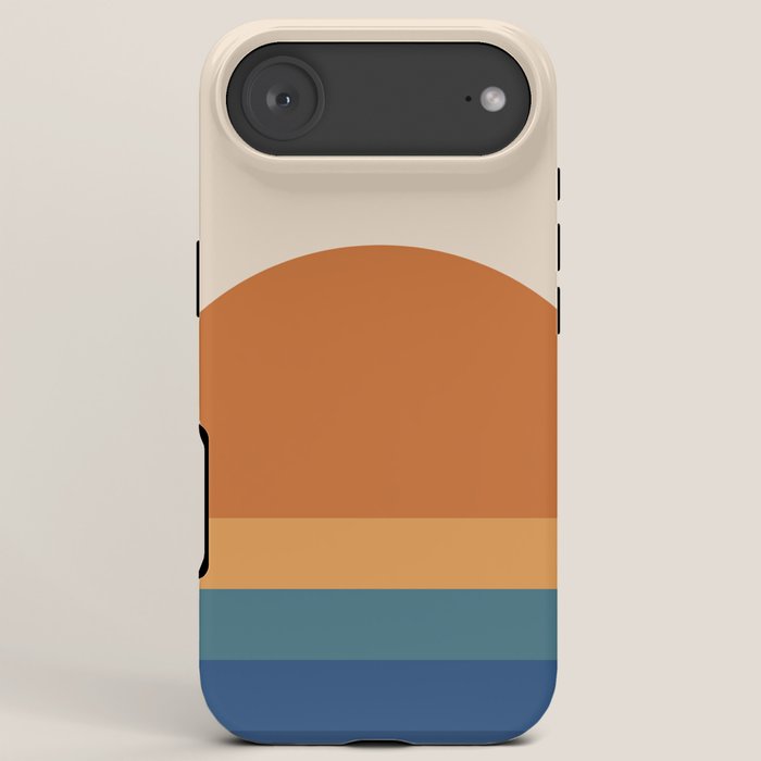 70's Retro Sunset iPhone Case