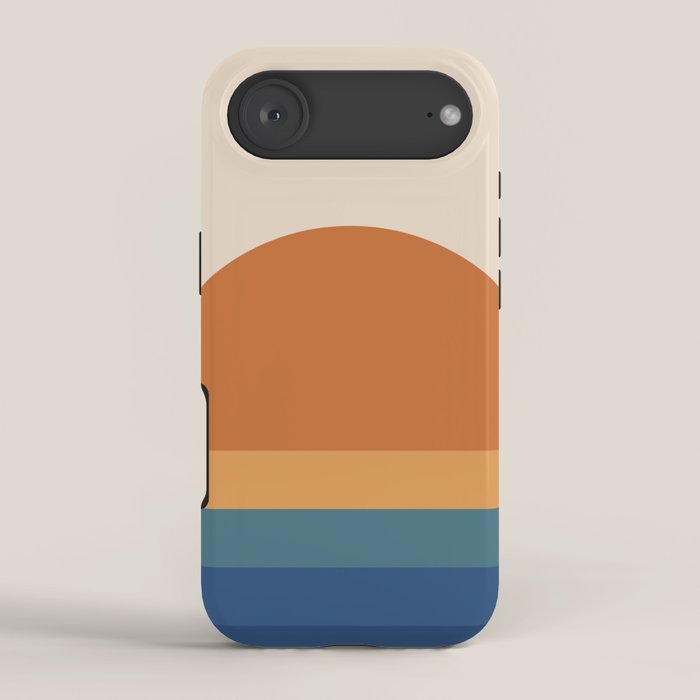 70's Retro Sunset iPhone Case