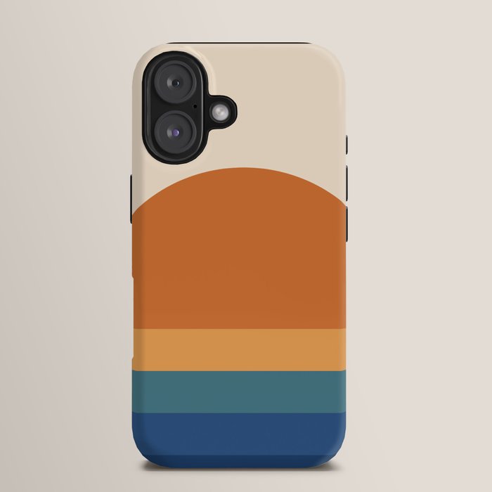 70's Retro Sunset iPhone Case