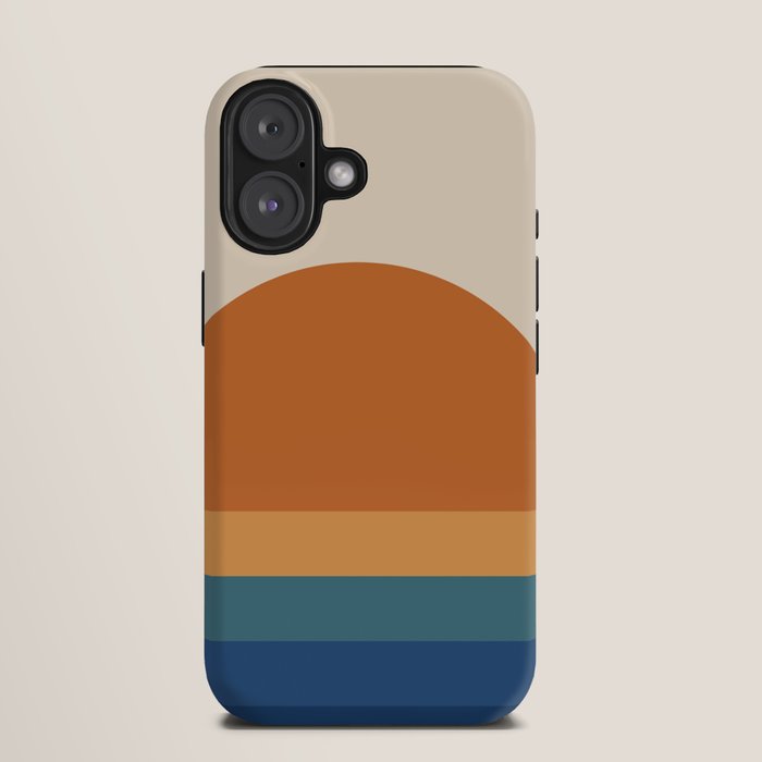 70's Retro Sunset iPhone Case
