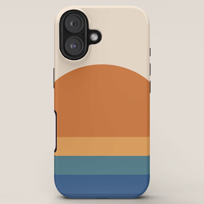 70's Retro Sunset iPhone Case
