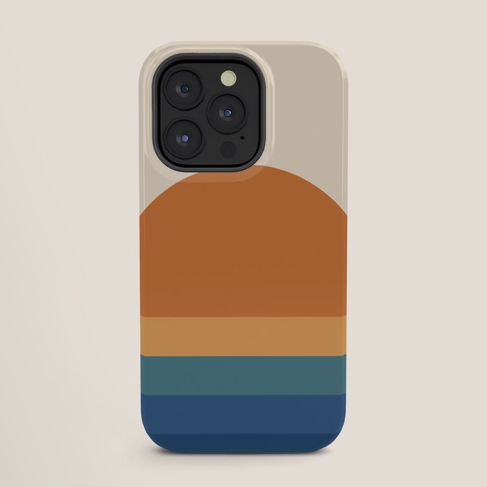 70's Retro Sunset iPhone Case