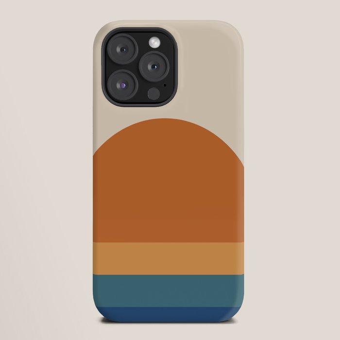 70's Retro Sunset iPhone Case