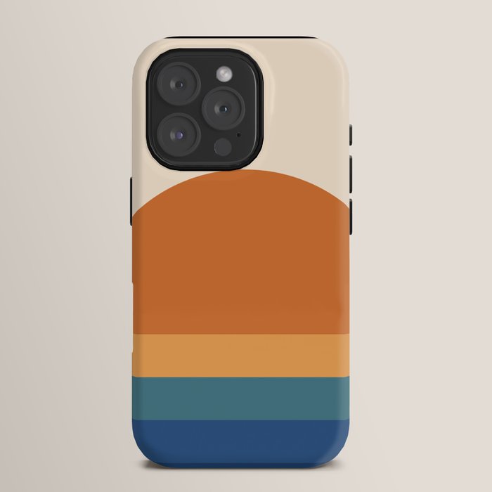 70's Retro Sunset iPhone Case