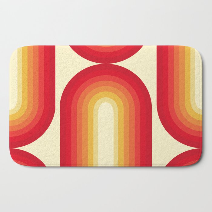 70s Retro Sun Bath Mat