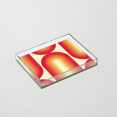 70s Retro Sun Acrylic Tray