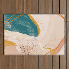 "Transformation: You Are Not Who You Used To Be, And That Is A Beautiful Thing." Outdoor Rug