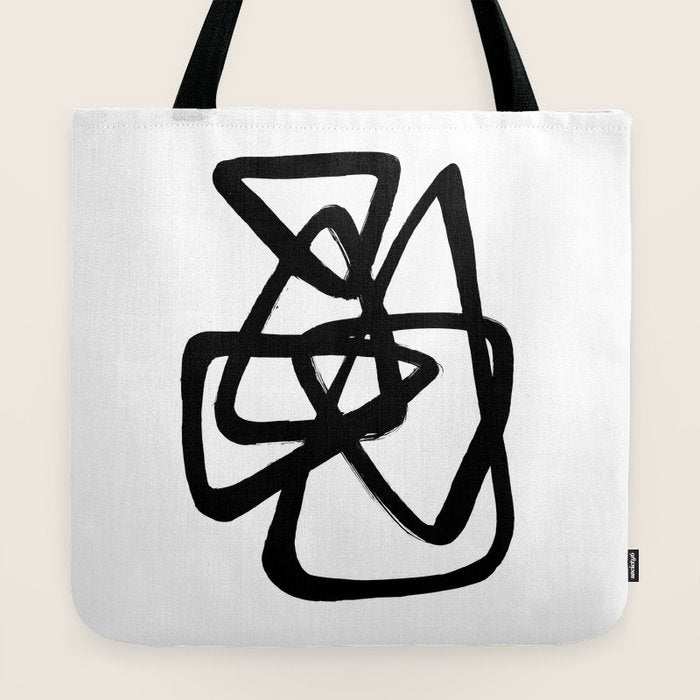 A Family Of Five White Background Tote Bag