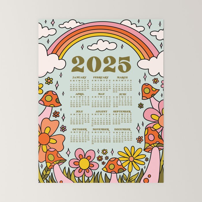 2025 Calendar Mini Art Print
