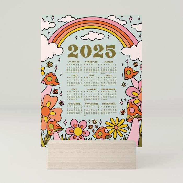 2025 Calendar Mini Art Print