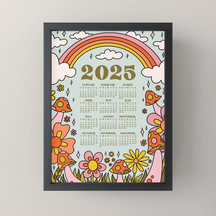 2025 Calendar Mini Art Print