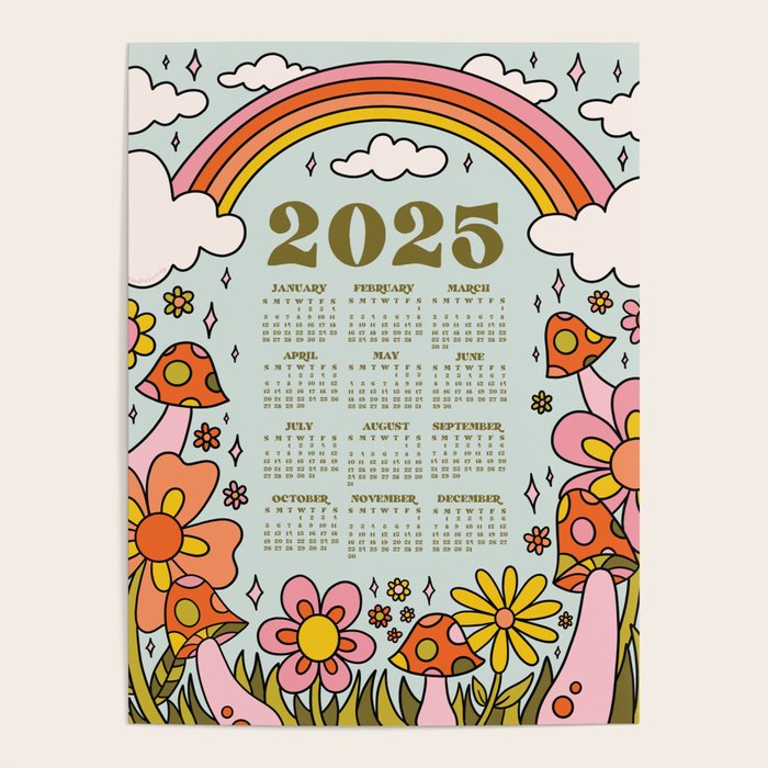 2025 Calendar Poster