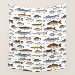 A Few Freshwater Fish Wall Tapestry