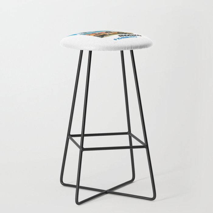 1970 MONACO Grand Prix Racing Poster Stool