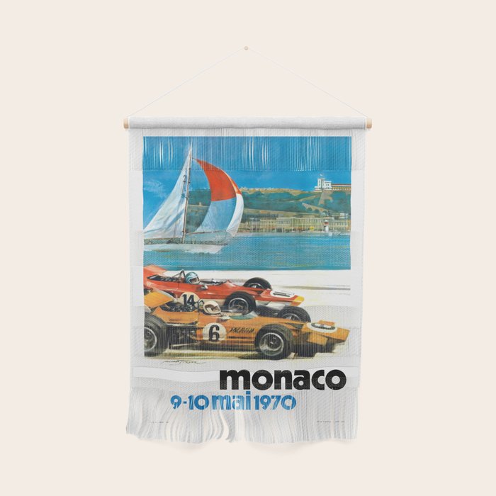 1970 MONACO Grand Prix Racing Poster Wall Hanging