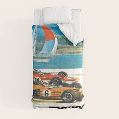 1970 MONACO Grand Prix Racing Poster Comforter