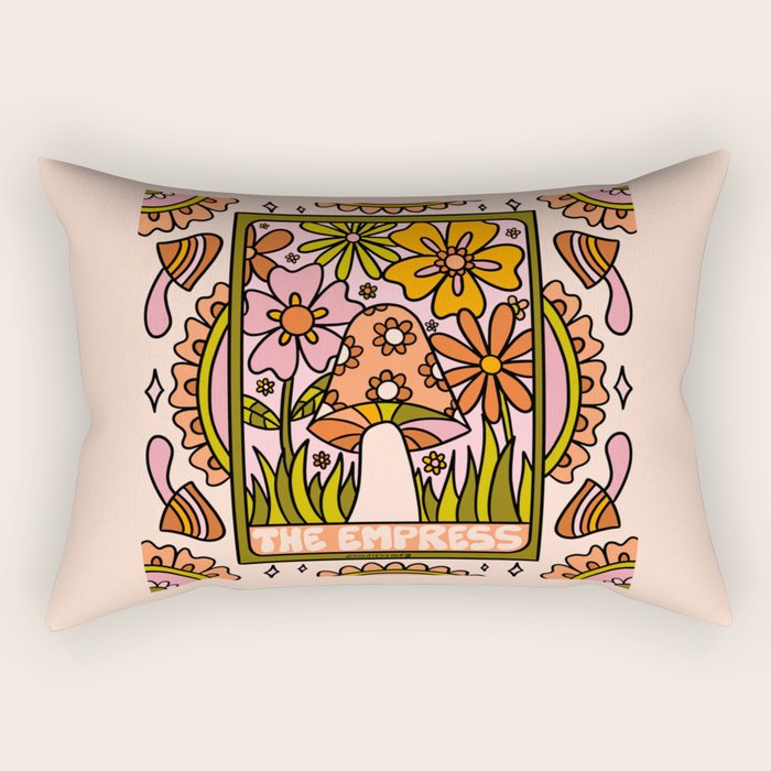 4. The Empress Mushroom Rectangular Pillow