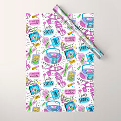 90s Summer  Wrapping Paper